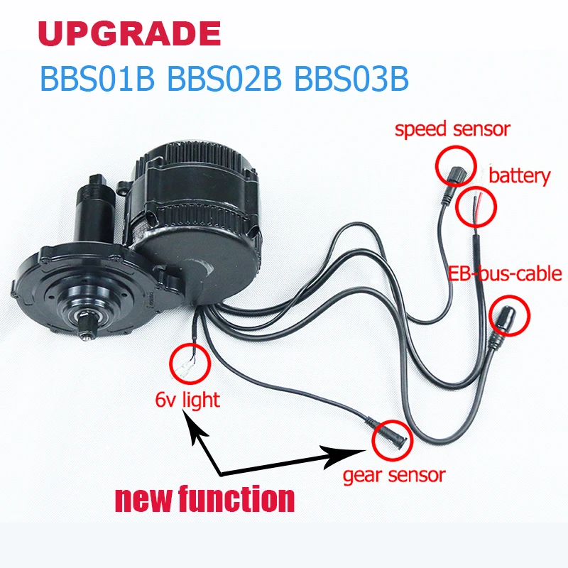 Bafang 500w 48v BBS02 электрический велосипед комплект с Батарея 48V 13/14. 5/16/17.5AH, фара для электровелосипеда в Conversion kit двигателя BBS02B середине приводной двигатель