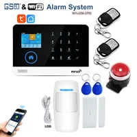 Tuya Wifi Gsm Smart Home Inbreker Alarmsysteem Bewegingsmelder App Controle Koolmonoxide Detector Rook Deur Sensor