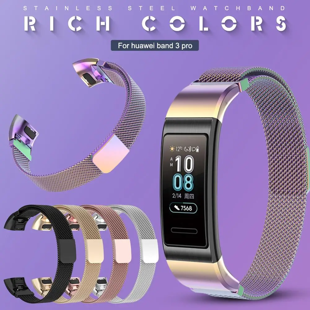 Ремешок для часов из нержавеющей стали Huawei 3 Band Pro спортивный ремешок аксессуары