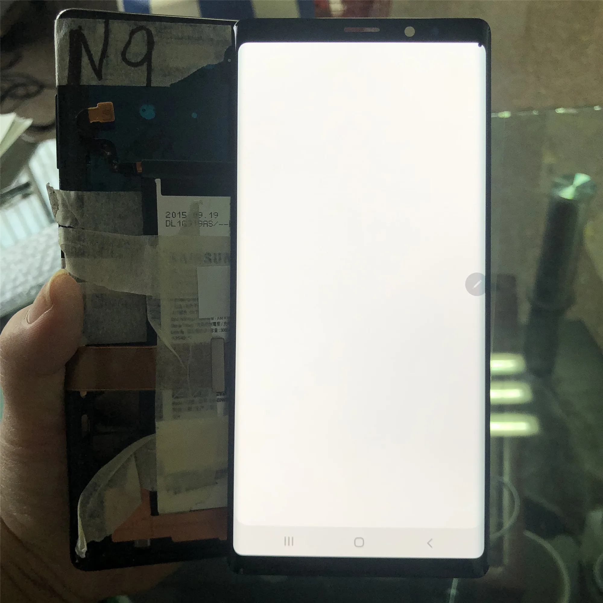 SUPER AMOLED 6 4 ''ЖК дисплей с рамкой для SAMSUNG GALAXY Note 9 Note9 N960 N960F сенсорным экраном