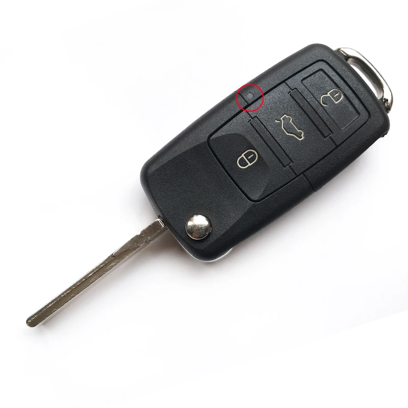3 + 1/4 кнопочный раскладной чехол для ключа Vw Volkswagen Jetta Golf Passat сменный