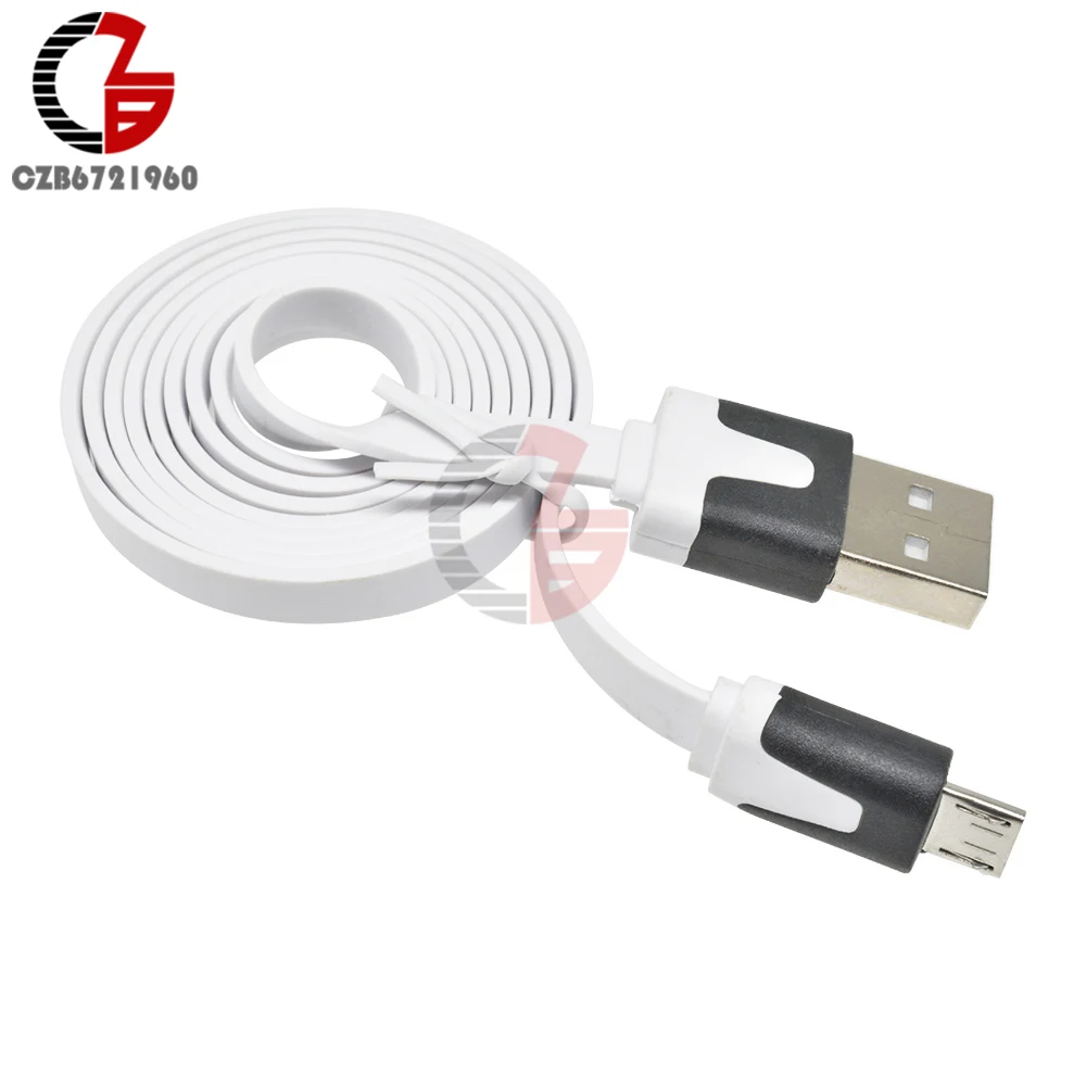 1 м 3,3 фута usb кабель для зарядки DC кабель для зарядки Micro USB удлинитель для Wemos D1 NodeMCU случайный цвет