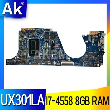 

AK UX301LA Laptop motherboard for ASUS UX301LA UX301LAA UX301L UX301 Test original mainboard 8G RAM I7-4558U