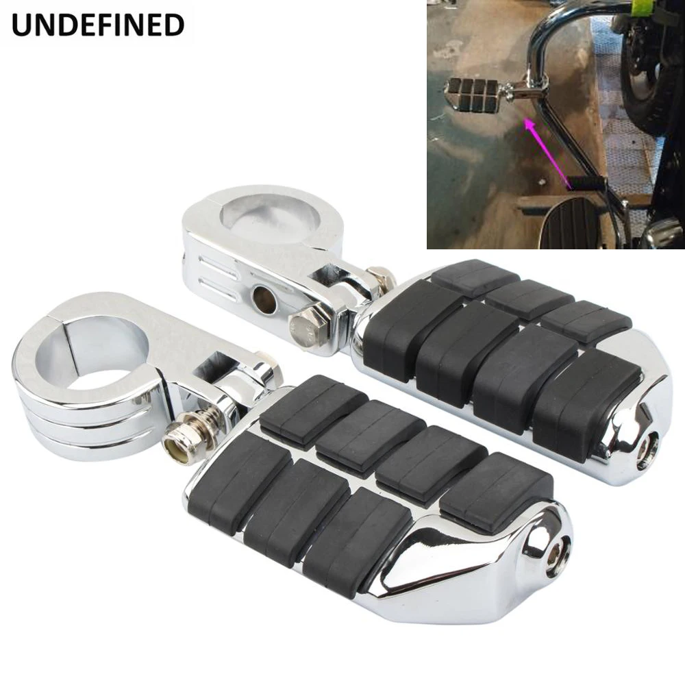 Automotive Universal 1 1/4" Highway Engine Guard Crash Bar clamp Foot