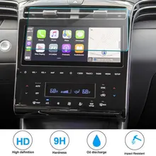 Защитная пленка для экрана ПЭТ для Hyundai Tucson NX4 2021, автомобильное радио, навигация, интерьер автомобиля, GPS-навигация