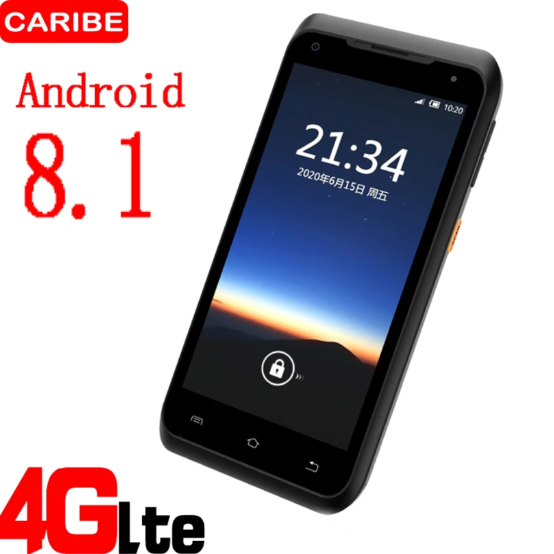 CARIBE КПК сканер штрих кода 1D 2D Bluetooth Android портативный терминал Прочный беспроводной сбора данных|Сканеры| |