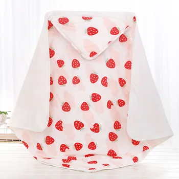 

New Born Baby Discharge Cotton Envelope for Newborns Cartoon Blanket Soft Warm Wrap Infant Sleepsack Baby Girl Boy Sleeping Bag