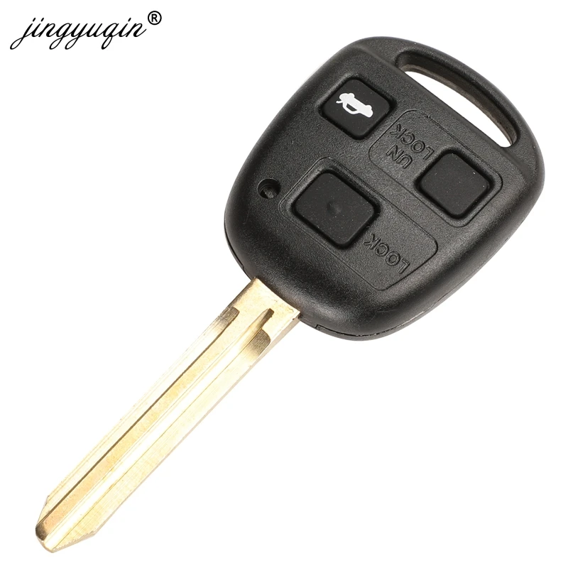 JINGYUQIN 10X 2BT TOY41/TOY43/TOY47/TOY48 REMOTE CAR KEY FOB CASE SHELL FOR TOYOTA CAMRY RAV4 COROLLA PRADO YARIS TARAGO