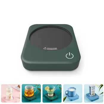 

New Smart Thermostatic Coaster Cup Heater for Coffee Milk Tea Cocoa Water Juice Office Home Mug Constant Temperature Warmer Pad