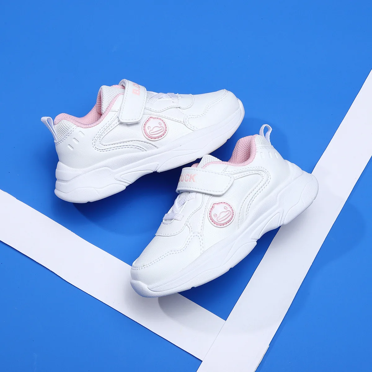 

B. Duck Small Yellow Duck CHILDREN'S Shoes Spring And Autumn Children Convenient Velcro Running Shoes Men And Women Children Cas