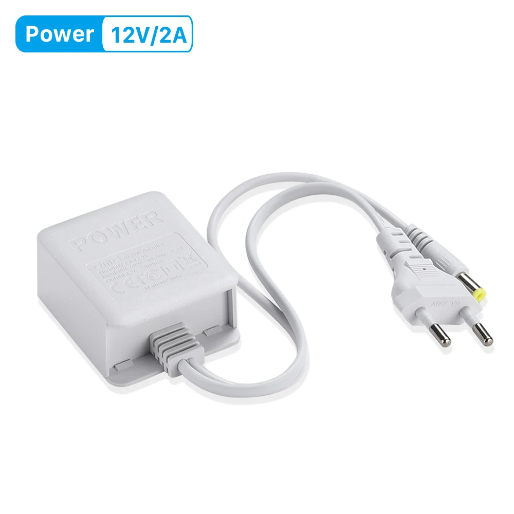 Power Adapter Power Supply DC 12V 2A Power Supply For PTZ Camera Transformer AC 110V-230V to DC 12V For PTZ WiFi IP Camera 2A EU/US Power Plug