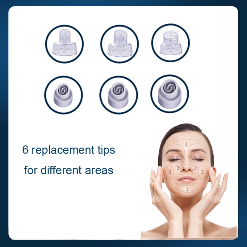 HydraPeel Suction Beauty Device Blackhead Remover Pore Vacuum Electric Blackhead Vacuum Cleaner Extractor Tool