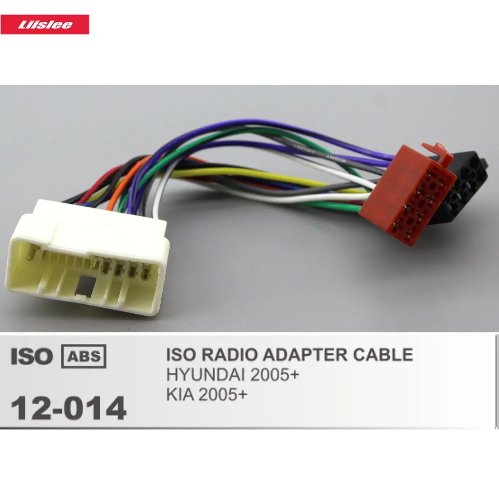

Car Stereo Adapter Connector For KIA Spectra/Cerato/K3/Shuma Radio CD Player ISO Harness 24 Pins Plugs Male Wiring