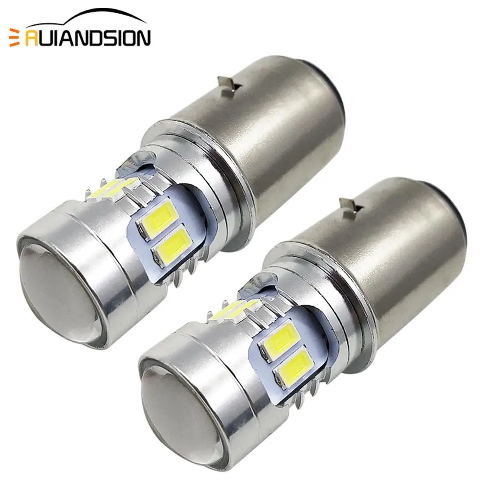 H6 BA20D LED 12 SMD 5730 мотоциклетный велосипед Скутер ATV Высокий/Низкий биксенон 6000 лм/лм