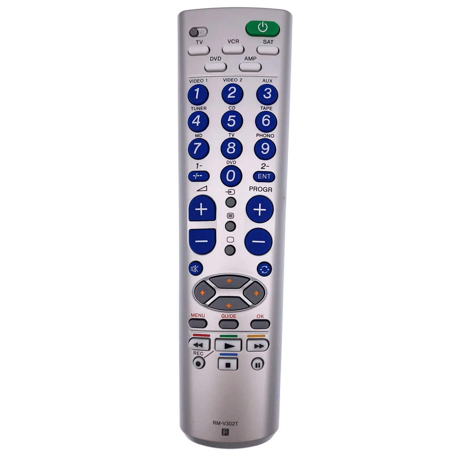 Универсальный пульт дистанционного управления TV/DVD/SAT/AMP/VCR 5 в 1 RM-V302T | Электроника