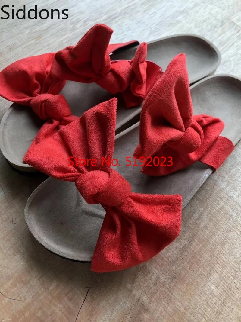 Тапочки с бантиком; модные атласные шлепанцы; женские летние сандалии; Chinelo; Красивая пляжная обувь в стиле Рианны; повседневные Вьетнамки; модные; Лидер продаж; 121
