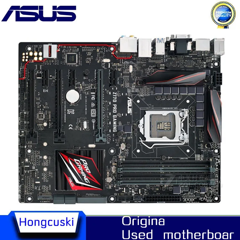 

Используется для ASUS Z170 PRO GAMING оригинальный M.2 NVME 6-й разъем материнской платы LGA1151 DDR4 Z170 десктопная материнская плата