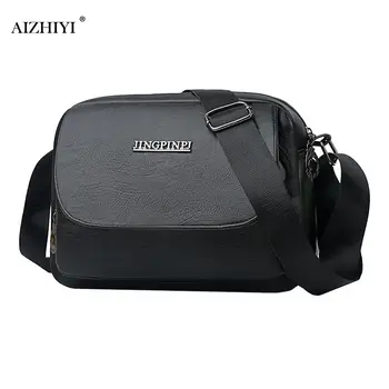 

Mother Daily Crossbody Shopping Handbags Washed PU Leather Women Shoulder Pouch Popular Simple Female Daily Bag