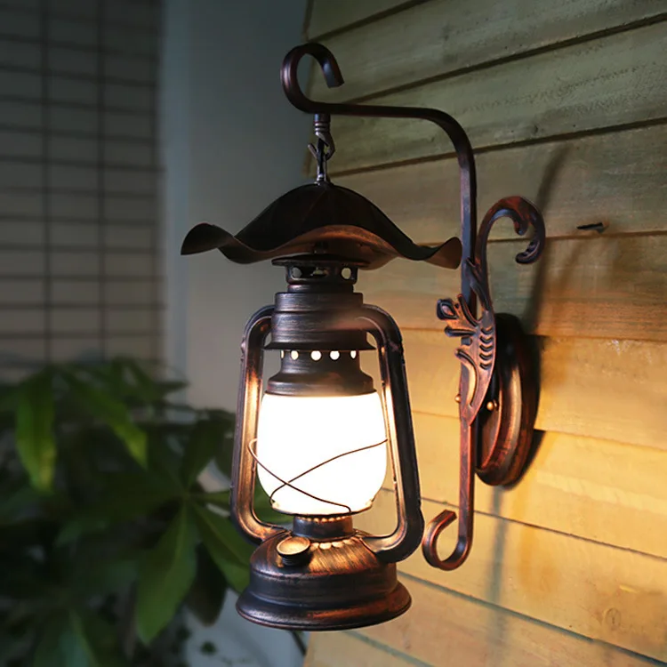 

lamp antique lantern old Chinese style restoring ancient ways to decorate wall lamp kerosene lamp courtyard corridor