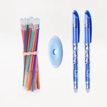 

Erasable Refill Washable Handle Erasable Gel Pen Colors Ink Erasable Pen Set Blue Black Red Ink School Office Writing Stationery