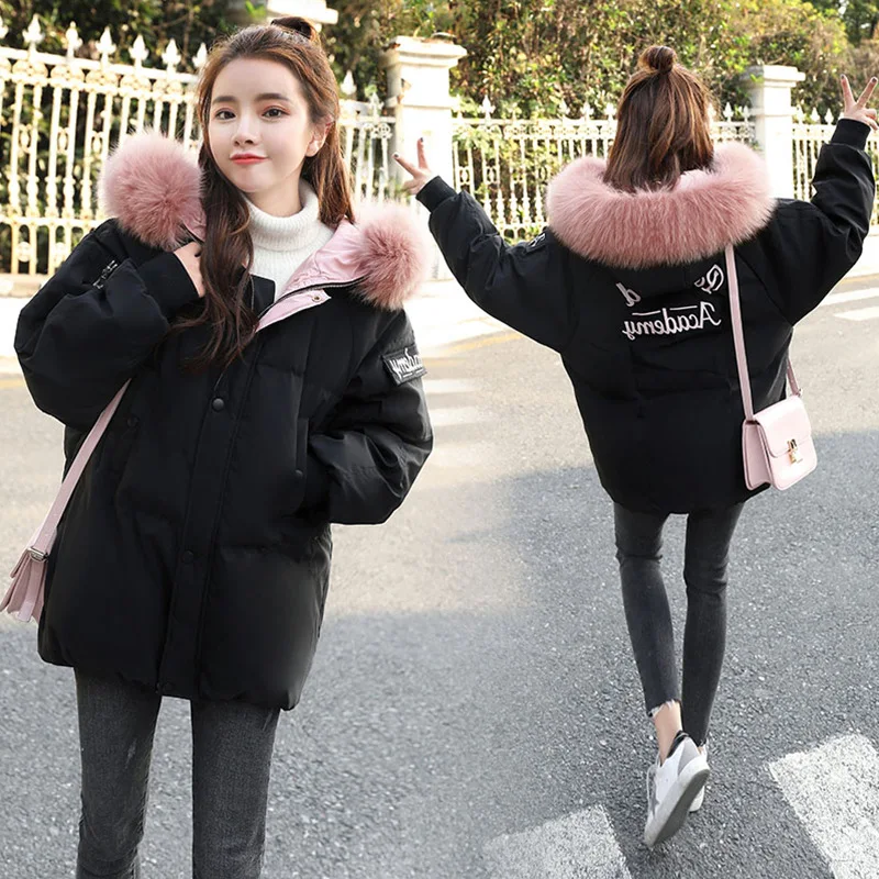 

Cotton-padded Clothes Women's 2018 Winter New Style Korean-style Loose-Fit Slimming Short down Jacket Cotton-padded Clothes Thic
