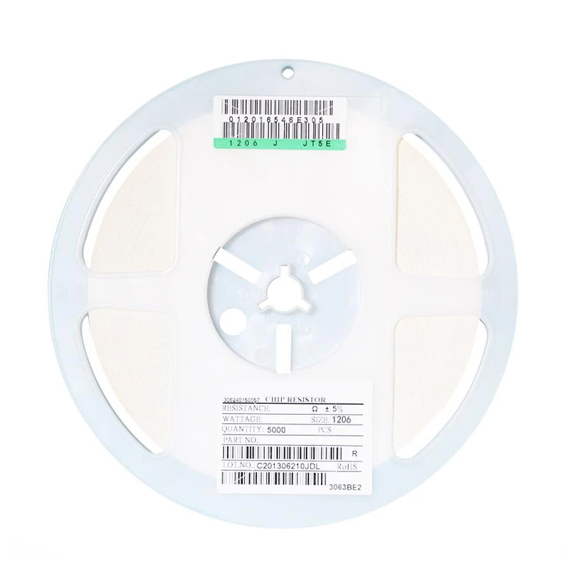 100 шт 1206 SMD резистор 1% 120 Ом Чип 0 25 Вт 1/4 120R 121 | Электронные компоненты и
