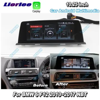 

Liorlee For BMW 6 Series F12 2013-2017 NBT Car Android Stereo Radio HD Screen Player GPS Navigation Multimedia System