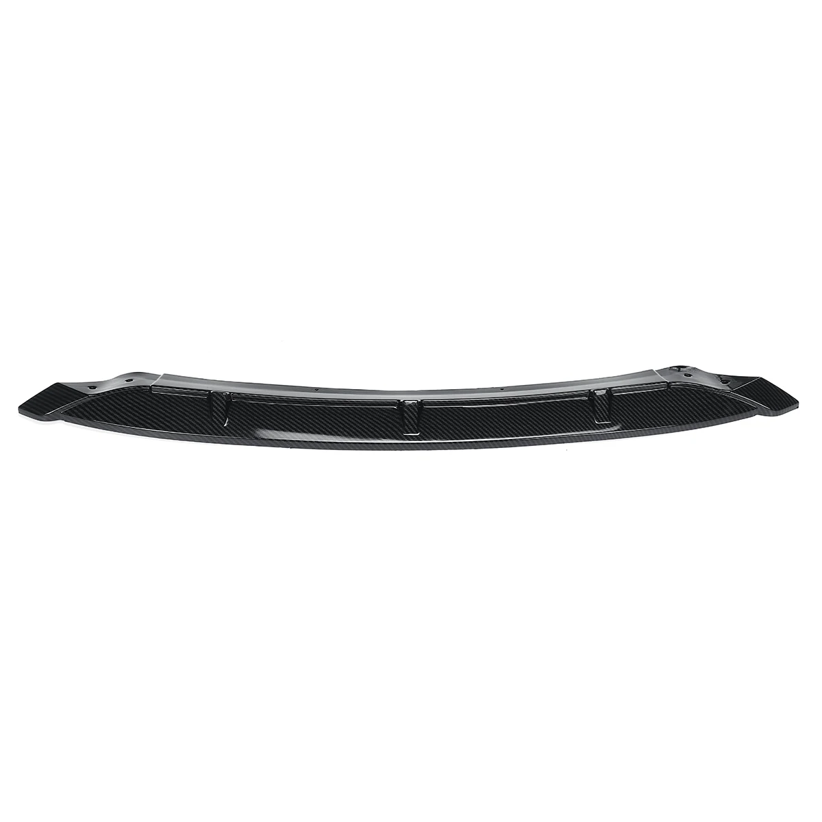 Углеродное волокно вид/Черный Автомобильный передний бампер сплиттерная губа спойлер, диффузор Proitector крышка отделка для Nissan для Sentra-19