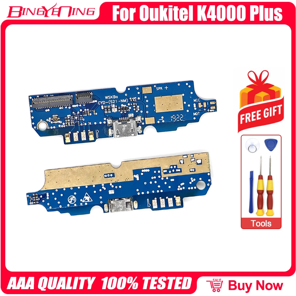 100% Новый оригинальный разъем usb зарядная плата для Oukitel K4000Plus/K4000 Plus Phone Flex зарядка