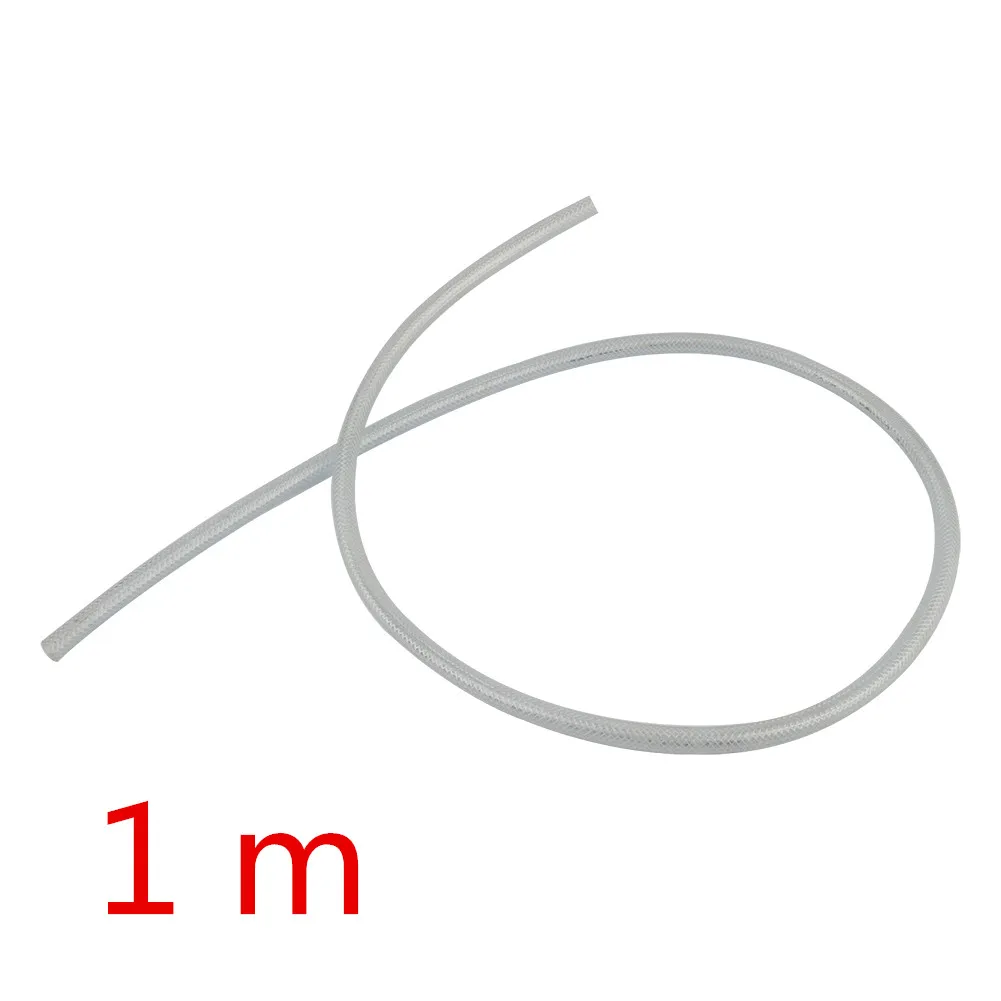 Plumbing Hose 1m 8/12mm PVC Braid Reinforced Aquarium Fish Tank Irrigation