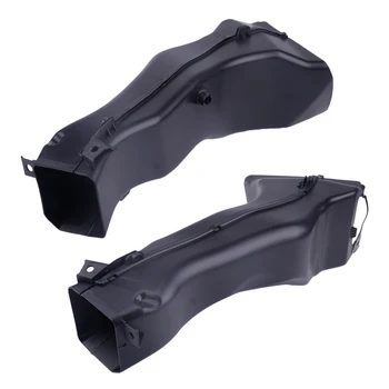 

CITALL Car Front 1 Pair Brake Air Duct Air Cleaner Tube Hose fit for BMW X5 2014 2015 2016 51747343803 51747343804