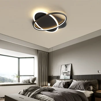 

White/Black led lamp Modern Led Ceiling Lights For Livingroom Bedroom Study Room Home Deco Remote dimming Ceiling Lamp Fixtures