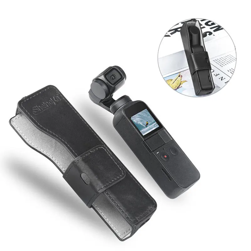 DJI OSMO Карманная камера кожаный чехол Обложка Портативный сумка для хранения OSMO карманные спортивные Камера аксессуары