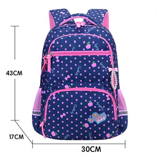 Новые вместительные открытые школьные сумки, водонепроницаемые школьные рюкзаки для девочек-подростков, Детские рюкзаки, детские школьные сумки - Цвет: L blue