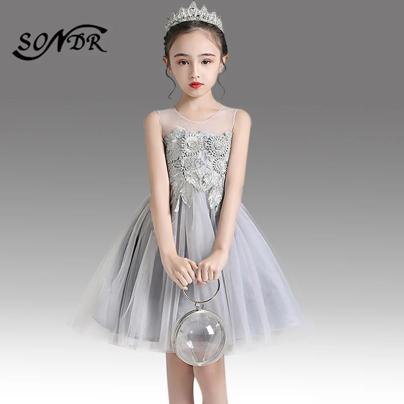 little girl gray dresses