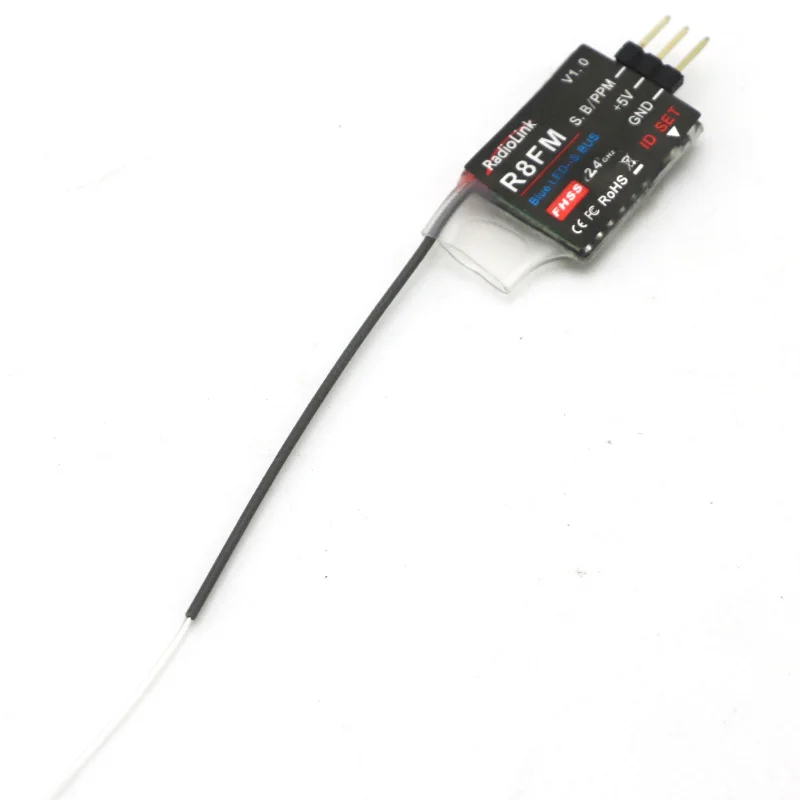 Радиоприемник R8FM Mini 2 4G 8 каналов 8CH FHSS для T8FB с поддержкой S BUS PPM|fhss receiver|radiolink receiverppm