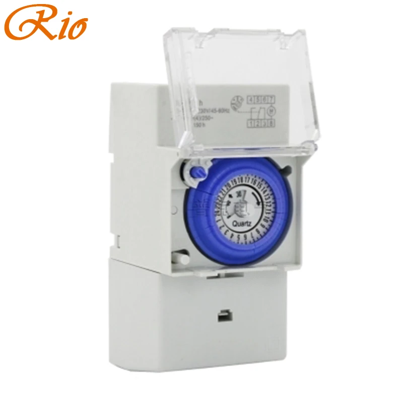 Free Shipping 24 Hours Analog Mechanical Time Switches Manual /auto Control Sul181h Timer Manual
