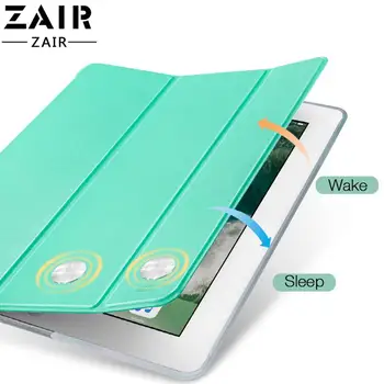 

Tablet flip case for Galaxy Tab A 10.1" 2016 cover Smart Sleep wake funda Trifold Stand capa solid card for Taba SM-T580/T585