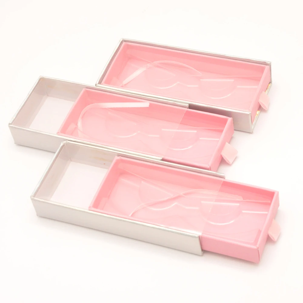 

bulk 20pcs/pack Whole sale False Eyelash Packaging Box Custom Private Logo 25mm Mink Lashes Box Fake Strips Faux Cils Case Empty