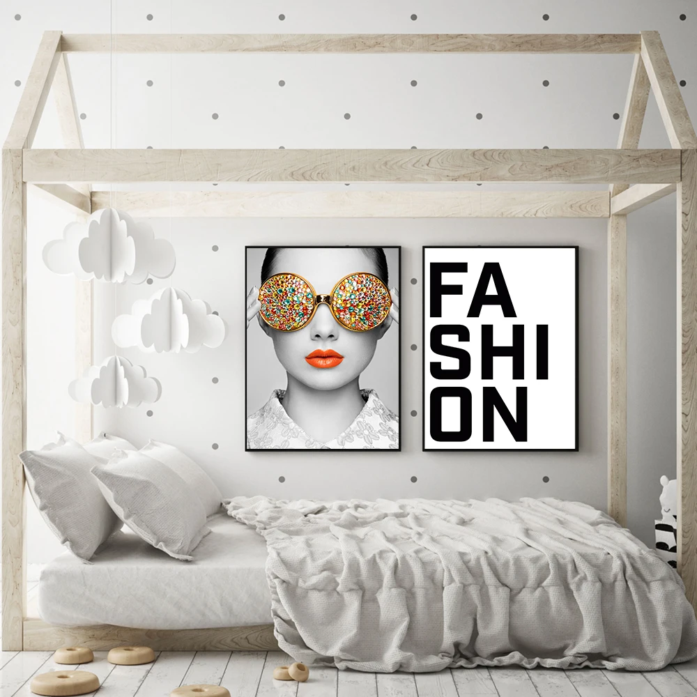 

Nordic Modern Poster Fashion Canvas Painting Quote Art Print Scandinavian Bedroom Wall Picture For Living Room Home Decor