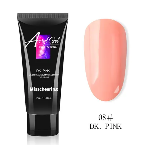 Colors Finger Extension Nail Gel Pink White Transparent  UV Building Gel Hard Gel Polish Fast Building Gel Manicure Tools