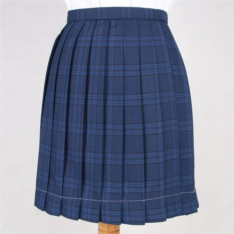 Skirt B Японская форма JK, юбка для девочек с высокой талией, клетчатая плиссированная юбка, юбка для школьной формы, короткая юбка, одежда класса Mori Girl - Цвет: Skirt B