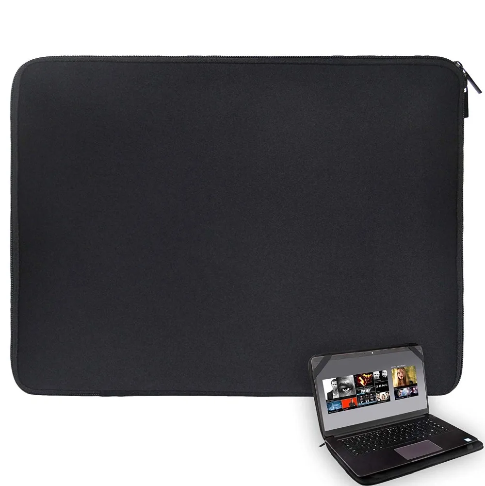 Черный 15-дюймовый чехол для ноутбука, защитный чехол с 4 ремешками для 1" 15,4" 15," hp Dell acer Toshiba lenovo PC