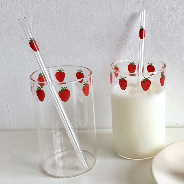 Cheery Christmas Cup With Straw - Party Supplies - 12 Pieces