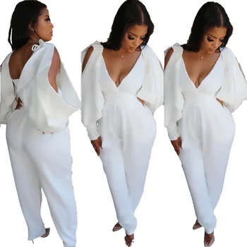 

Autumn Winter Women Jumpsuit Bodycon Playsuit Bodysuit Overalls Rompers Plus Size Solid Color Casual Loose Jumpsuits