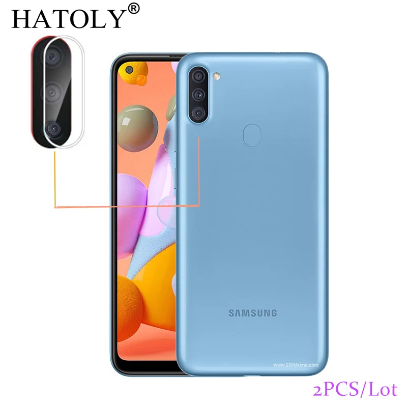 2PCS Camera Protector Glass for Samsung Galaxy A41 A31 A11 A01 A21S A51 A71 M21 M31 Full Glue Back Lens Tempered Flat Film | Мобильные