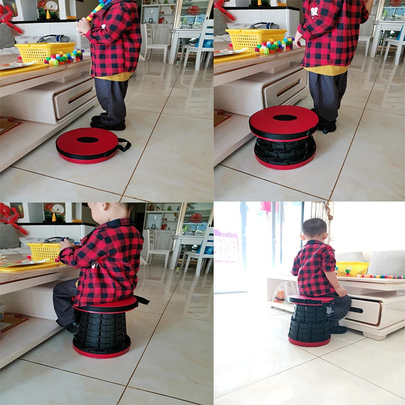 The telescopic body of the stool is made from 120 segments that form together a strong and flexible basis while the optimal balance between weight, dimensions and strength is maintained. Suitable for a variety of indoor and outdoor activities:Travel (fits in a suitcase),Hiking,Museums,Shows,Picnics,Camping,fishing(won’t sink in the sand),Outdoor events and much more!