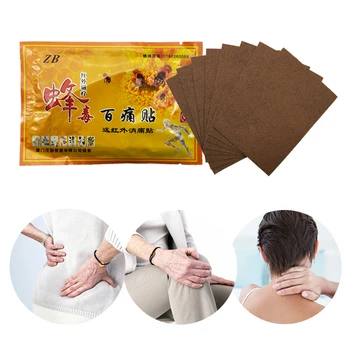 

Far Infrared Pain Relief Plasters Knee Injury Muscle Fatigue Chinese Medicines Bee Venom Balm Pain patch back pain