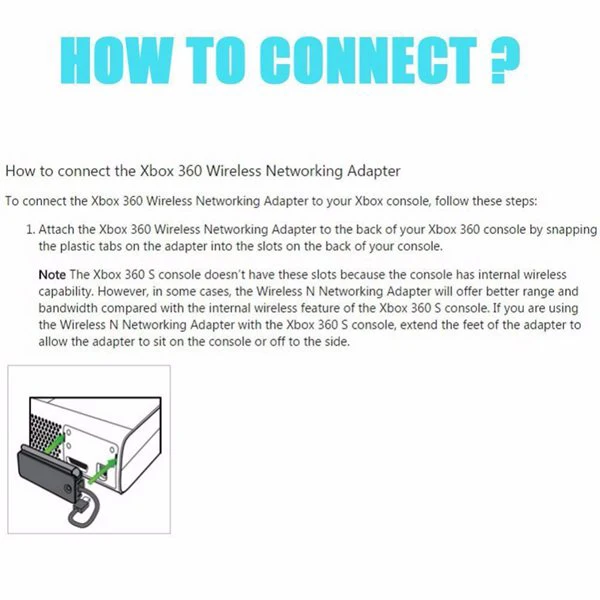 Для Xbox 360 Wifi беспроводной сетевой адаптер A/B/G & N Сетевой с двойной антенной для