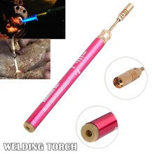 Graveur de stylo à souder, outil de soufflage de gaz, Mini fer à souder, torche de soudage sans fil pour la réparation de bijoux/pliage de tuyaux en PVC, 1 pièce